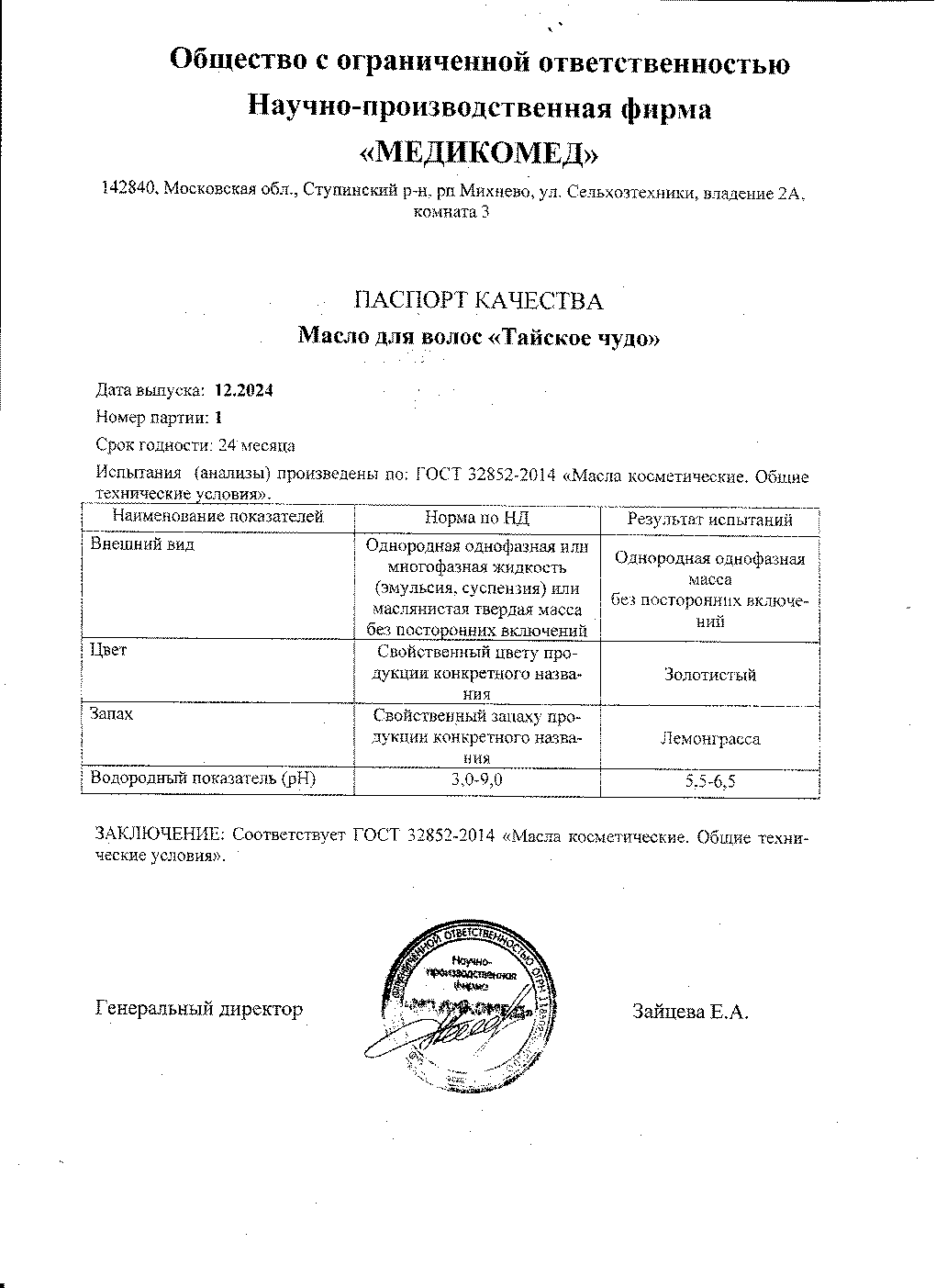 Паспорт №122024
